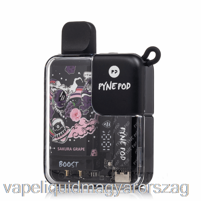 Pynepod 8500 Eldobható Sakura Grape Vape és Cigi